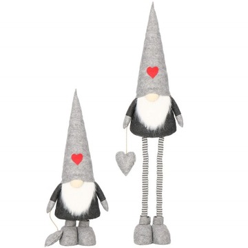 Gnome Рождественская телескопическая большая GNOM, высота 130 см, регулируемая XXL