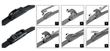 OXIMO ПЕРЕДНИЕ+ЗАДНИЕ ДВОРНИКИ RENAULT CLIO II 2