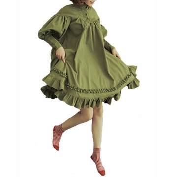 Cosplay Lolita Harajuku Sukienka Gotycka Retro