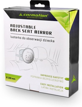 БОЛЬШОЕ ЗЕРКАЛО ДЛЯ НАБЛЮДЕНИЯ ЗА РЕБЕНКОМ В МАШИНЕ, ВРАЩАЮЩЕЕСЯ НА 360 ГРАДУСОВ, ПУТЕШЕСТВИЕ