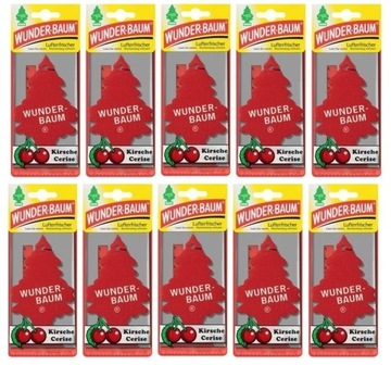 WUNDER BAUM choinka WIŚNIA KIRSCHE drzewko x10 zapach do samochodu