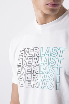 T-shirt koszulka męska EVERLAST bawełna r. L biała