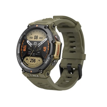 Умные часы Amazfit T-Rex 2 Wild GREEN, зеленые