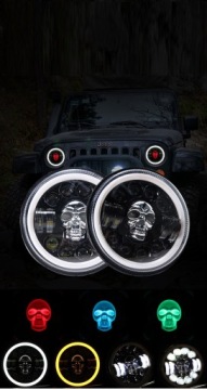 ФАРА ГАЛОГЕННАЯ ЛАМПА 7 ДЮЙМОВ МОТОЦИКЛА СВЕТОДИОДНАЯ ВСТАВКА