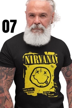 NIRVANA KURT COBAIN Koszulka T-Shirt 12 WZORÓW XL