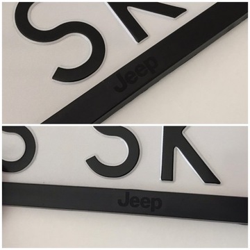 Рамка номерного знака JEEP / 2 шт.