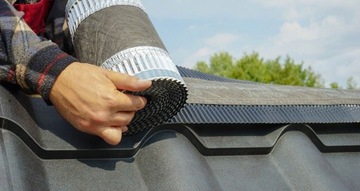 КОНЬКОВАЯ ЛЕНТА MDM VR300 ВЕНТИЛЯЦИОННАЯ ГРАФИТ RAL 7016