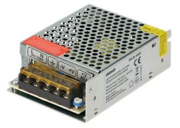 ORNO ZASILACZ MODUŁOWY 12V 60W 5A LED CCTV IP20