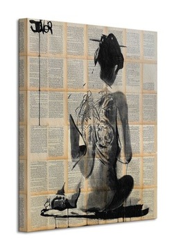 Obraz na płótnie Loui Jover Path Kobieta 40x50 cm