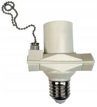 ADAPTER ELEKTRYCZNY PRZEJŚCIÓWKA E27 ZŁODZIEJKA