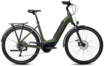 Rower elektryczny Winora Tria 10 wave 46 cm i500wh ciemny zielony