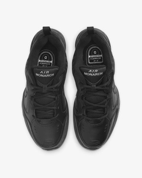 Nike Air Monarch IV Buty Męskie Skórzane Czarne adidasy Sportowe Wygodne