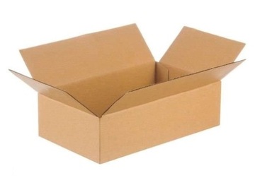 Karton Klapowy 300x200x100 mm brązowy- zestaw 10 sztuk - PACZKOMAT InPost B