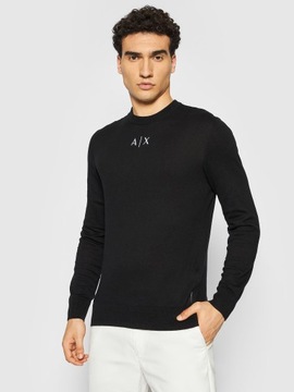 Sweter klasyczny cienki Armani Exchange L