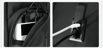 Рюкзак с тремя отделениями FRN8322 для ноутбука 16,4 см с USB, большая вместительность