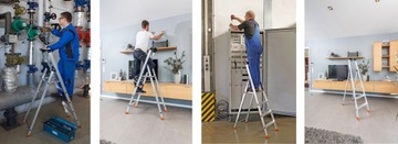 Лестница отдельностоящая KRAUSE SOLIDO 1x7 3,50 м