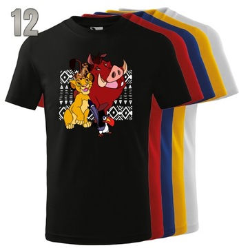ДЕТСКАЯ ФУТБОЛКА КОРОЛЬ ЛЕВ + ИМЯ 158
