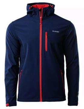 KURTKA HI-TEC MĘSKA WODOODPORNA SOFTSHELL KAPTUR L
