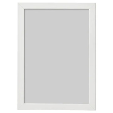 RAMKA NA ZDJĘCIA ZDJĘCIE BIAŁA 21x30 A4 IKEA FISKBO