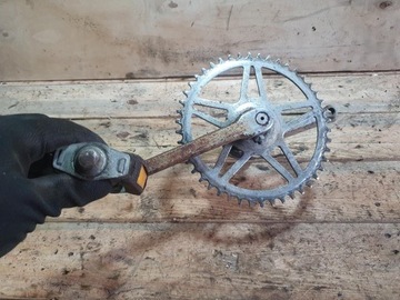 СТАРЫЙ ВИНТАЖНЫЙ ВЕЛОСИПЕД FAVO ФРАНЦУЗСКИЕ ПЕДАЛИ ШАТАНЫ ЗВЕЗДОЧКА ОРИГИНАЛЬНАЯ HVE