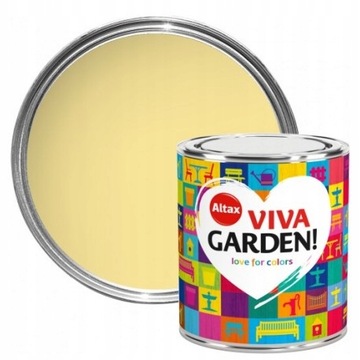 VIVA GARDEN EXTERIOR PAINT выбранных цветов, указанных в описании, 0,75 л.