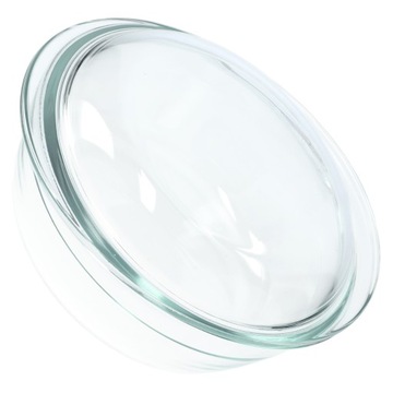 2,2L Стеклянное тепло -устойчивый сосуд с круглой крышкой для выпечки