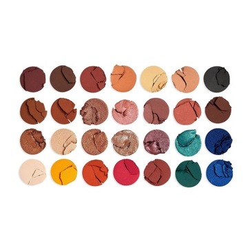 ПАЛИТРА теней для век Revolution X Patricia Bright, 28 нейтральных пигментов