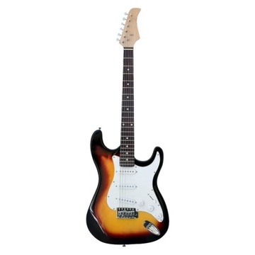 Gitara elektryczna MusicMate dla początkujących ME-02 sunburst