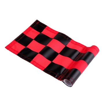 Флаг для гольфа со вставленной трубкой, флаги для установки 420D Mini Red + Black
