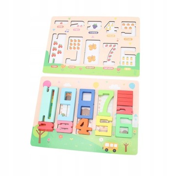 Номер Строительные Блоки Баланс Игрушка Красочные