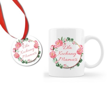 Komplet dla Mamy Mama kubek medal Kochanej Mamusi