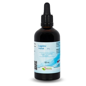 Płyn Lugola 5% 100 ml Jod Jodek Potasu