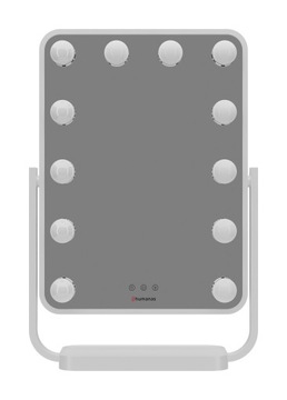 Зеркало для макияжа со светодиодной подсветкой Humanas HS-HM01 - белое