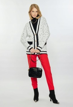 СТЕГАНАЯ СУМКА MESSAGE, ЧЕРНАЯ MONNARI