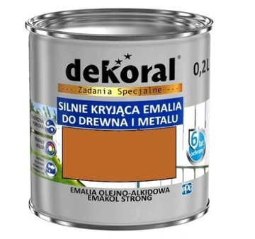 Dekoral Emalia EMAKOL Orzech Jasny 0.2L