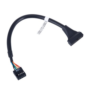 Adapter USB 3.0 19 pin USB 2.0 9pin Akyga AK-CA-28