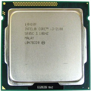 PROCESOR INTEL CORE I3-2100 2X3,1GHZ s.1155 SR05C