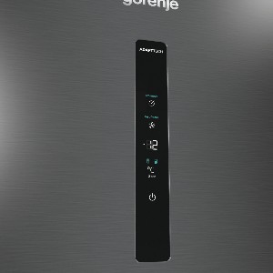 Холодильник Gorenje NRK620EABXL4 AdaptTech NoFrost Черный 200см 331л 60см Crips