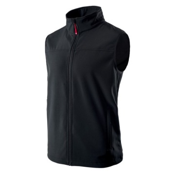 Мужская куртка софтшелл Hi-tec жилет LUMAN BLACK/ORANGE RED M