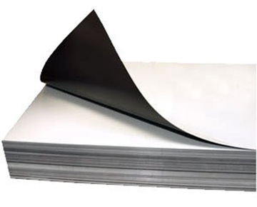 ЧЕРНАЯ МАГНИТНАЯ ФОЛЬГА САМОКЛЕЯЩАЯСЯ, А4 С КЛЕЕМ HUNTER 0,7 мм - 10 ШТ.