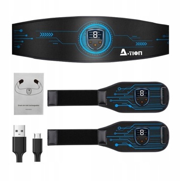 ELEKTROSTYMULATOR STYMULATOR DO MIĘŚNI BRZUCHA EMS