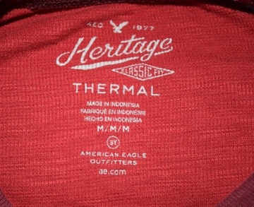 American Eagle Thermal longsleeve koszulka z długim rękawem r.M