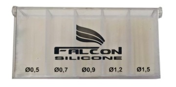 FALCON WĘŻYKI SILIKON KOMPLET 0,5 - 1,5 mm
