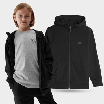 BLUZA CHŁOPIĘCA 4F DRESOWA Z KAPTUREM 4F AW23M627