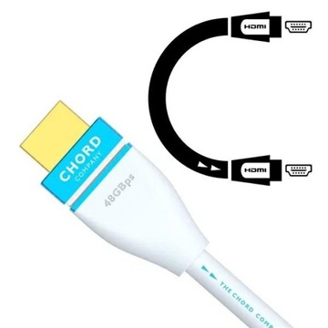 Chord C-View Plus HDMI 2.1/8K | przewód HDMI/HDMI o długości 2m
