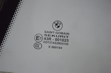 BMW 4 F32 F33 2015 LEVÝ STRANA SKLO (OKNO) KAROSERIE ZADNÍ