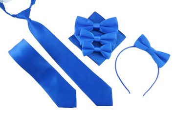 Однотонный, ЭЛЕГАНТНЫЙ галстук василькового цвета для ПОДРОСТКА ок. 8-15 лет.