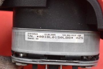 AIRBAG ULOŽENÍ VZDUCHOVÁ ŘIDIČE 1K0880201P VW GOLF 5 V PLUS 03-09