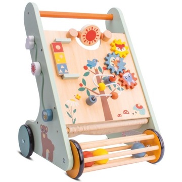 SUN BABY Ходунки Деревянный толкатель для детей Сортировщик GIGANT XXL