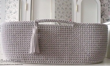 Корзина Моисей для малышей ручной работы + матрасик.